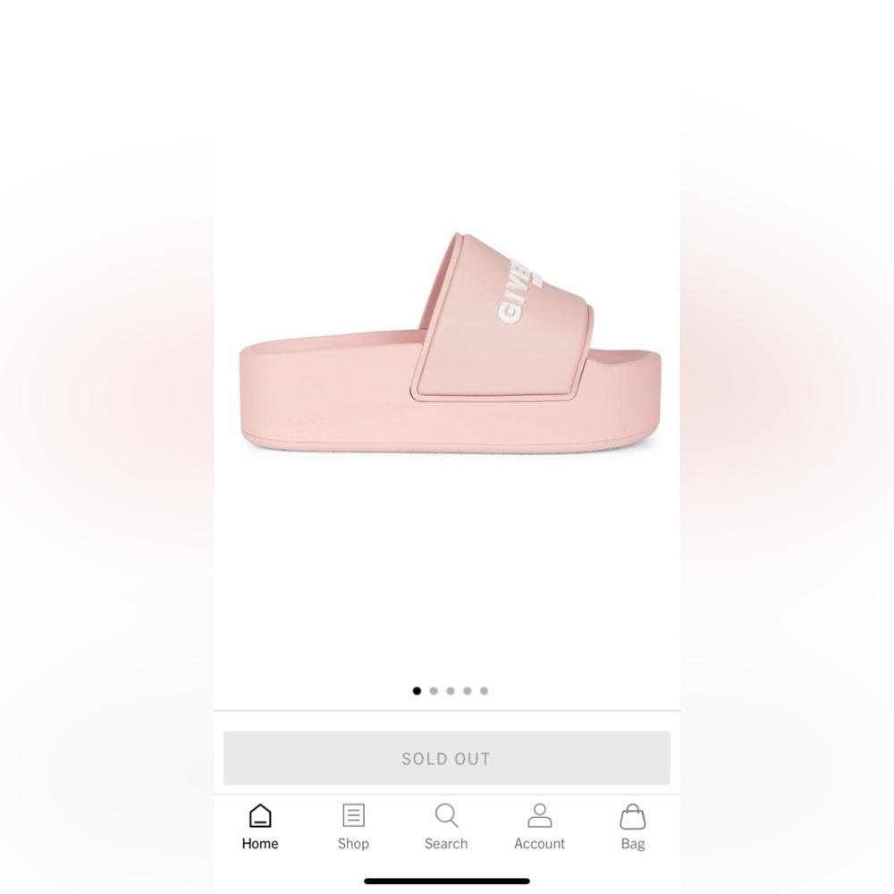 BNIB Givenchy Logo Slide Platform sandals 💕 size 38